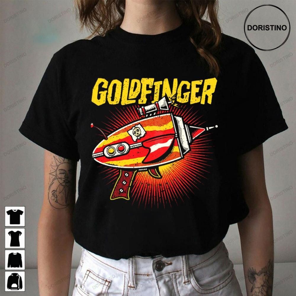 Vintage Retro Goldfinger Trending Style